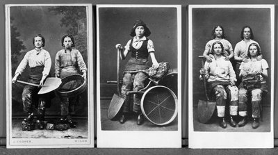 Wigan pit piger af English Photographer